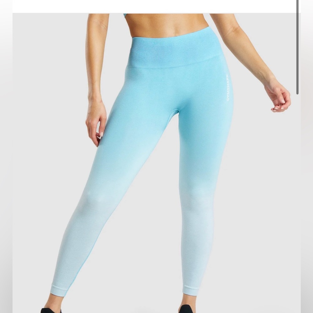 Gymshark Blue Adapt ombré seamless leggings